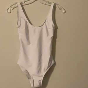 White PrettyLittleThing Bodysuit